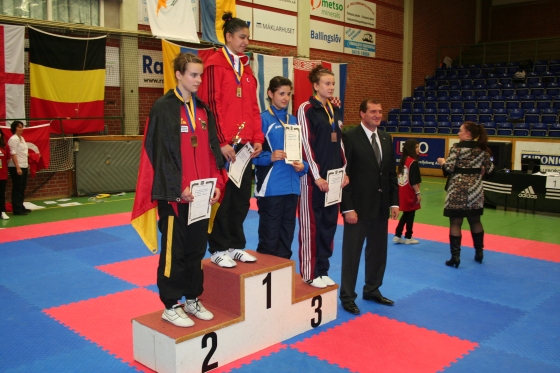 Siegerehrung durch den Präsidenten des türkischen Taekwondo Verbandes