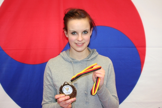 Anna-Lena gewann in Hamburg die Bronzemedaille in der Gewichtsklasse bis 68 kg.