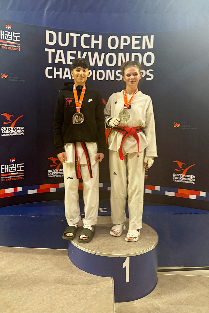 Shahin Fdhila (l.) und Lina Hevecke(r.)